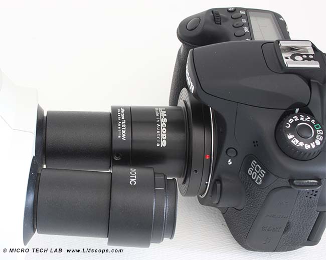 motic eyepiece tube camera adapter DSLR DSLM