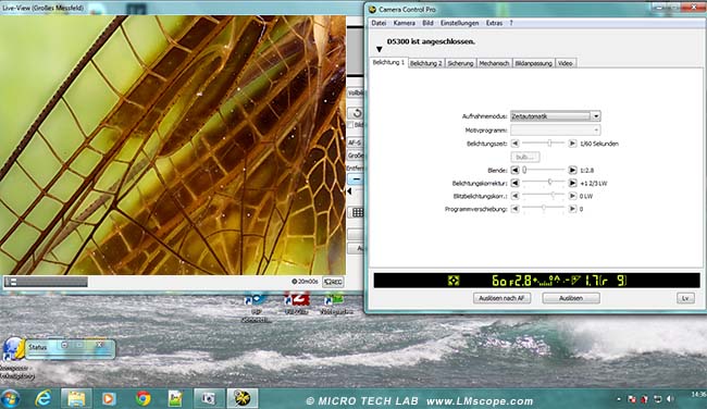 Nikon Live View mit Computer Nikon Camera Control Pro 2