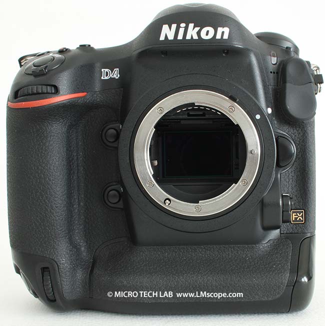 Microphotography with the fullframe sensor camera Nikon D4