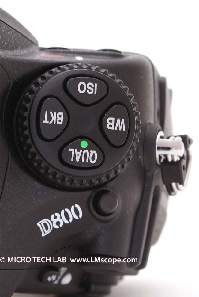 Nikon D800 botón giratorio de control