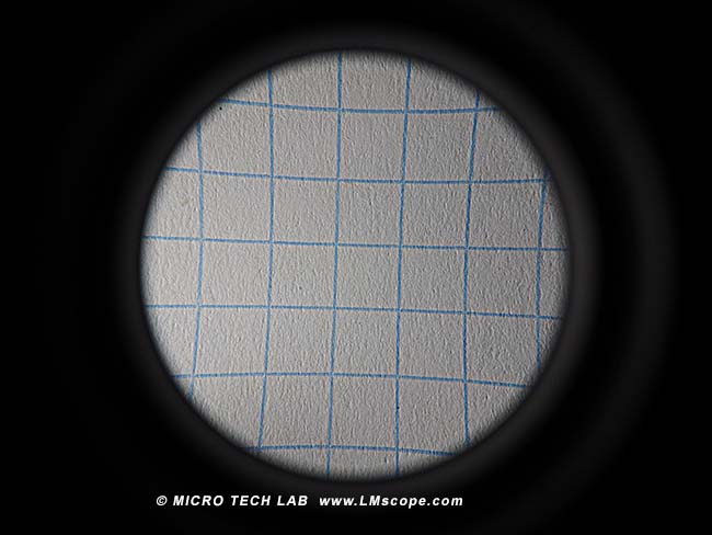 macrophoto vignetting fisheye effect microscopy
