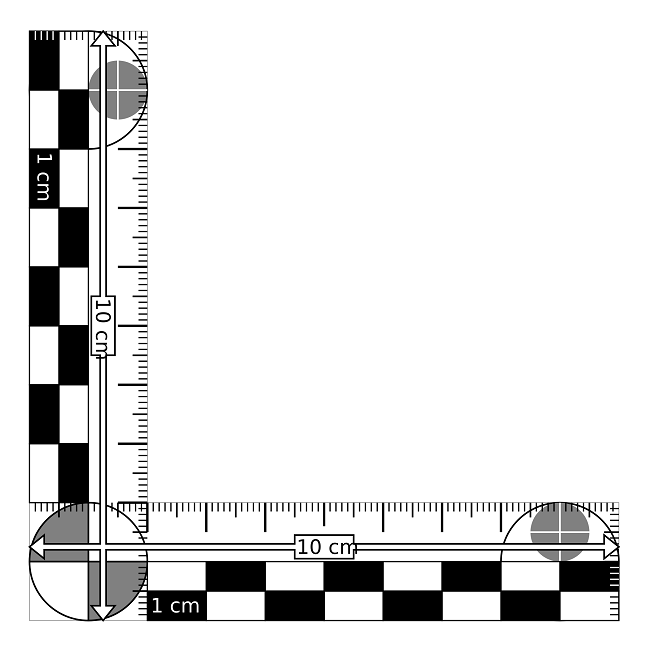 microscope specimen measure