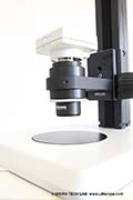 LM photo microscope with Nikon C-mount camera DS-Fi2 and control panel DS-L3 for measurement tasks, long-term studies and lengthy observations