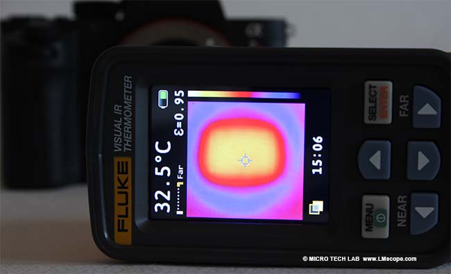 temprature Sony Alpha 7R II rapport signal bruit bien meilleur