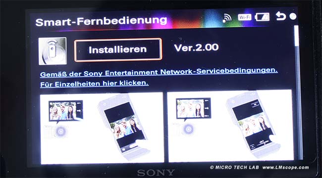 Sony Nex Fernbedienung Mikroskopfoto Okularadapter